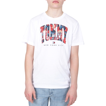 Tommy Hilfiger Tee Tropical Varsity 7283 White